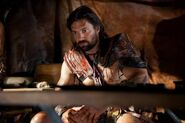 Crixus in meeting with the other Rebel Generals.