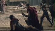 Spartacusdefeats tiberius