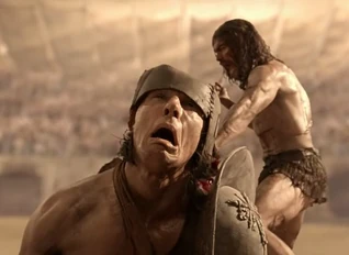 Kornatius is killed by Spartacus