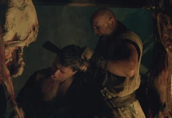 Batiatus Slave being killed.