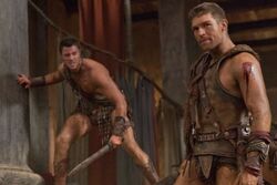 Dan-Feuerriegel-Liam-McIntyre-Spartacus-Vengeance-Monsters