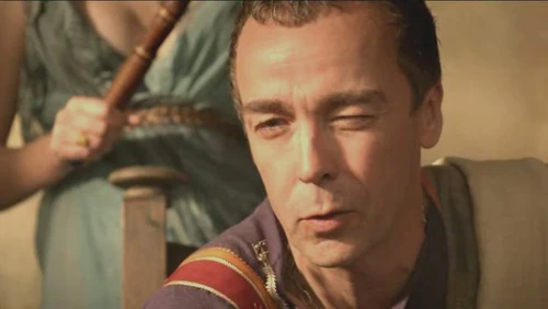 John Hanna joking on the set