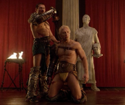 Spartacus forced to kill varro