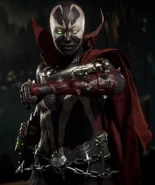 Hellspawn, an outfit for the Mortal Kombat character, Jacqui Briggs.