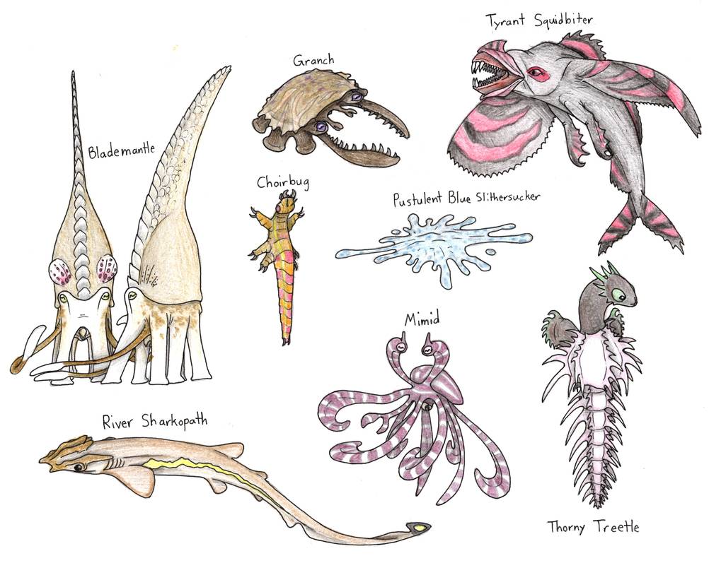 The Future Gets Wilder The Tentacled Forest Speculative Evolution Wiki Fandom