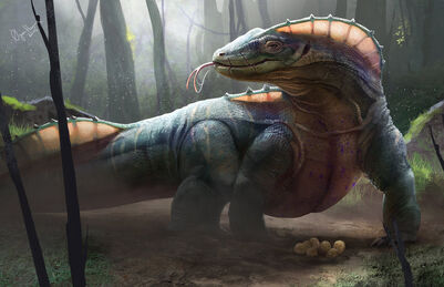 Veiled dragon (New Pleistocene) | Speculative Evolution Wiki