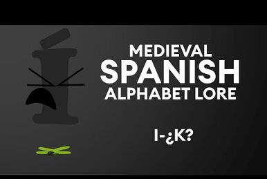 Medieval Alphabet lore Need of Ship of Spanish Part 1 : r