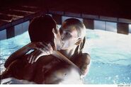 Sil And John Pool Kiss