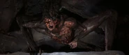 His alien form.