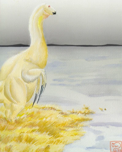 American Woolly Therizinosaur, Ceronychoides americensis (Northern North America)