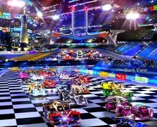 Cosmopolis Grand Prix cars map image