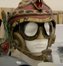 Snake Oiler's helmet.