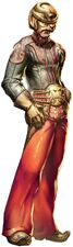 Concept art of Snake Oiler from the videogame.