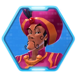 Prince Achmed as a Crew Member in Disney Speedstorm