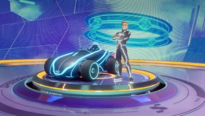 "Sam Flynn in Disney Speedstorm"