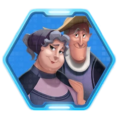 Amphitryon and Alcmene as a Crew Member in Disney Speedstorm