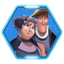 Amphitryon and Alcmene as a Crew Member in Disney Speedstorm