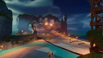 "A Pirate's Life Map in Disney Speedstorm"