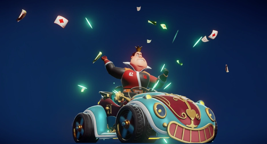 Queen of Hearts's Unique Skill in Disney Speedstorm