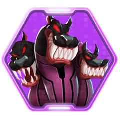 Cerberus as a Crew Member in Disney Speedstorm