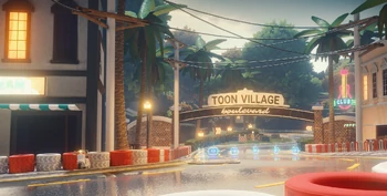 "Toon Village Map in Disney Speedstorm"