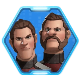 Erik and Francis as a Crew Member in Disney Speedstorm
