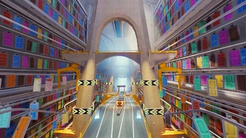 "The Factory Map in Disney Speedstorm"