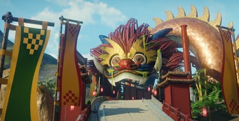 "The Great Wall Map in Disney Speedstorm"