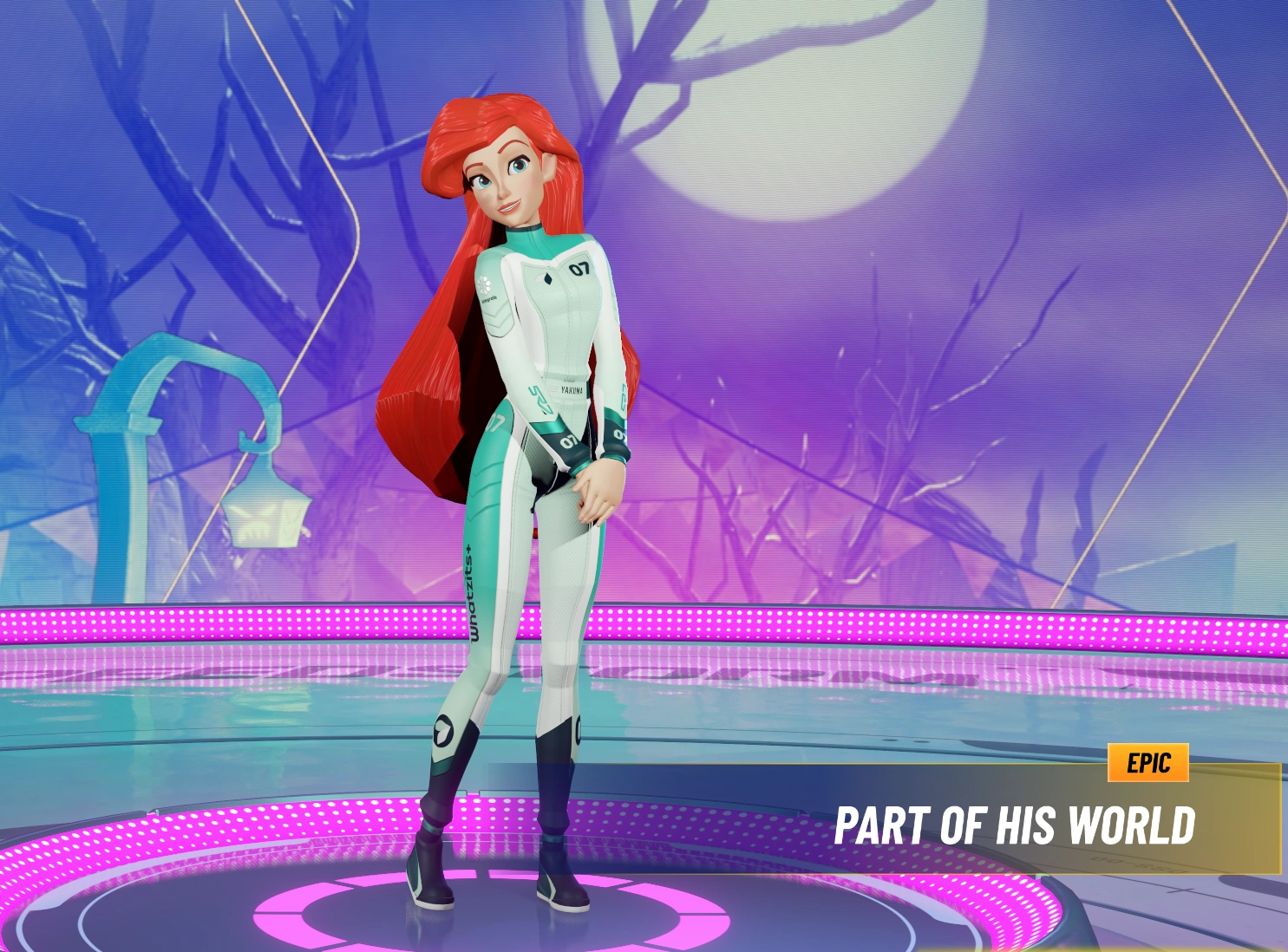Ariel's Racing Suit from Disney Speedstorm