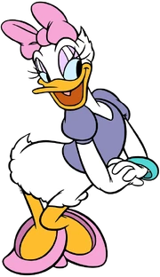 A classic depiction of Daisy Duck