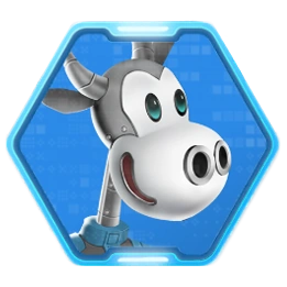 The Mechanical Cow as a Crew Member in Disney Speedstorm