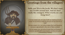 Greetings from the villagers