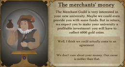 Quest, merchants money