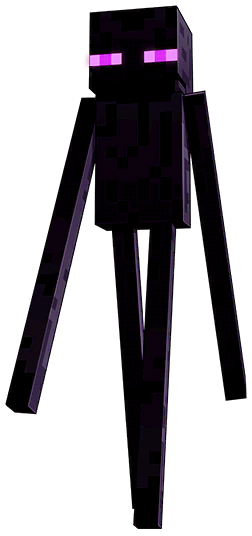 Dark fantasy minecraft enderman character