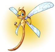 Sparx the Dragonfly, as seen in the Legend of Spyro trilogy.