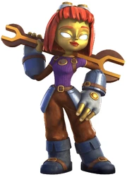 Sprocket, as seen in the Skylanders Academy cartoon series.