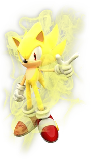 Sonic in his Super Form.