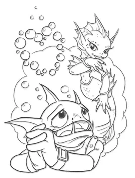 Gill Grunt and his mermaid love