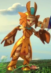 Golden Queen as seen in the Skylanders Academy cartoon series.