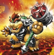 Bowser in the Skylanders series, also known as Hammer Slam Bowser.