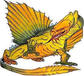 A brass dragon