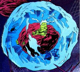 Unipaxala enveloped in an ice-shield