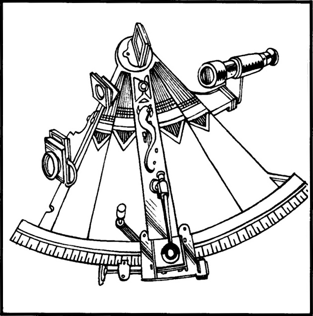Sextant Drawing - Etsy