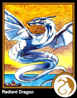 A radiant dragon