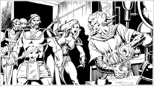 Lich Terigamar-2e.jpg (380 KB) Human adventurers confronting a Lich