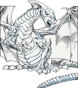 A white dragon
