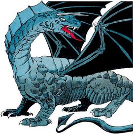 A black dragon
