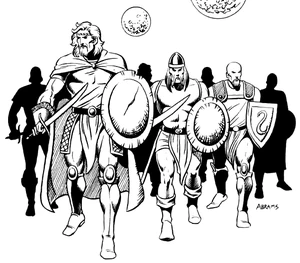 Human Warriors-2e.jpg (134 KB) A band of human warriors