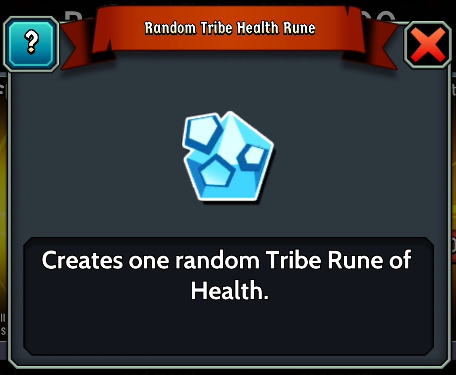 Tribal Health Runes | Spellstone Wiki | Fandom