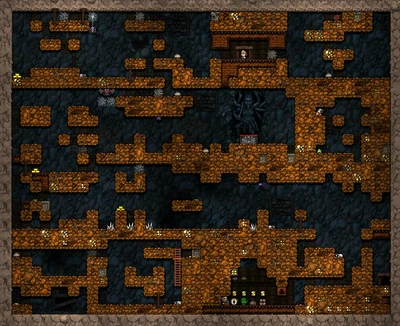 A full level of the mines